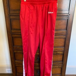 Wilson x forever 21 pants in red